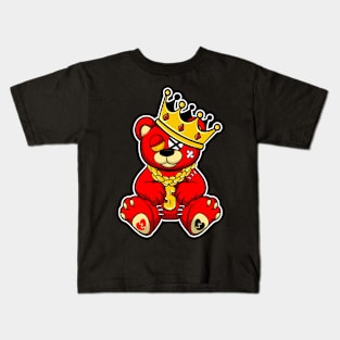 hustle bear Kids T-Shirt